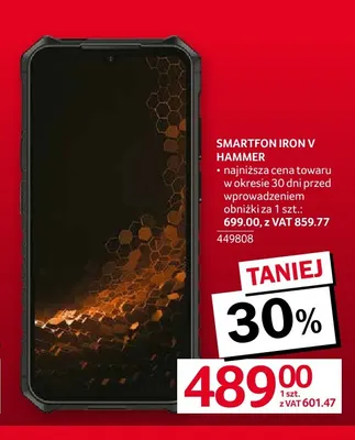 Smartfon Iron V Hammer promocja w Selgros