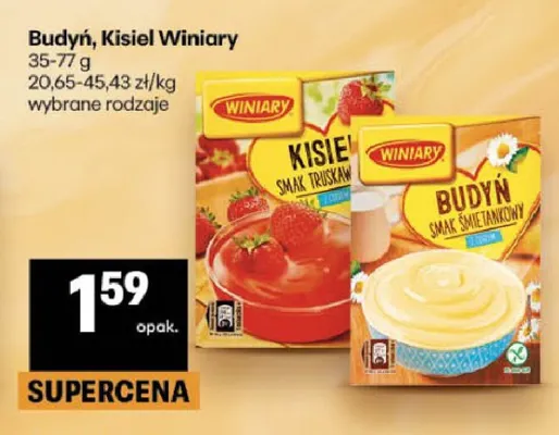 Budyń smak śmietankowy Winiary promocja w Delikatesy Centrum