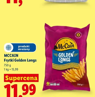 Frytki Golden Longs McCain promocja w Lidl
