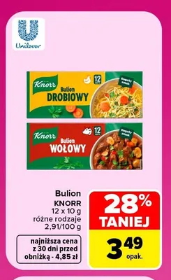 Bulion drobiowy Knorr promocja w Carrefour Market