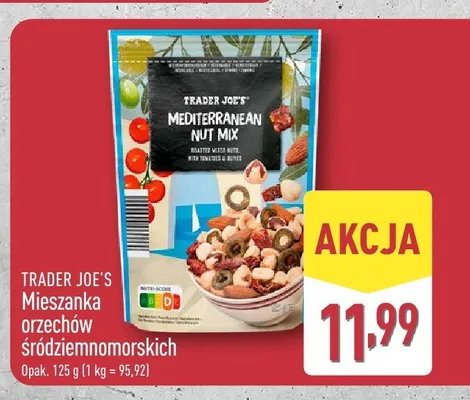 Mieszanka orzechów śródziemnomorskich Trader Joe's promocja w Aldi