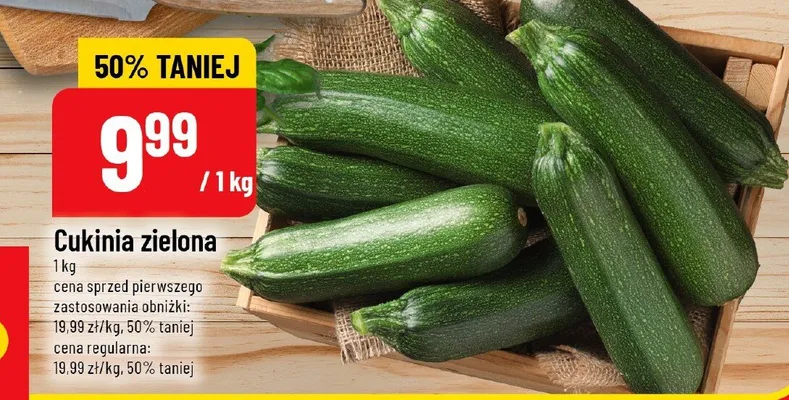 Cukinia zielona promocja w POLOmarket