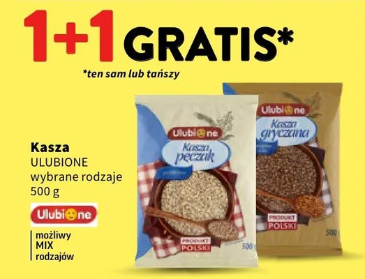 Kasza Ulubione wybrane rodzaje promocja w Intermarche