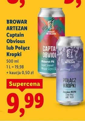 Piwo Połącz Kropki promocja w Lidl