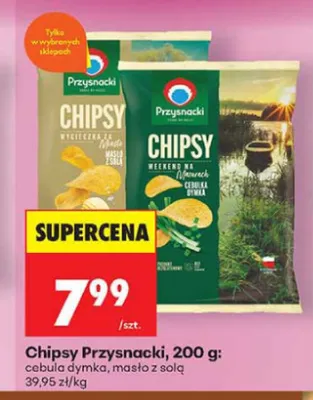 Chipsy Przysnacki o smaku cebuli dymki promocja w Biedronka