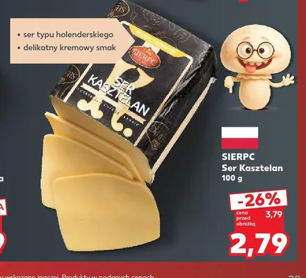 Ser Kasztelan Sierpc promocja w Kaufland