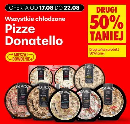 Pizza Capriciosa chłodzona Donatello promocja w Biedronka