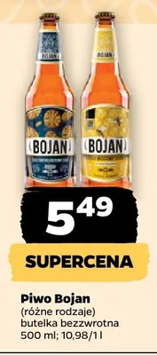 Piwo Bojan, różne rodzaje promocja w Netto