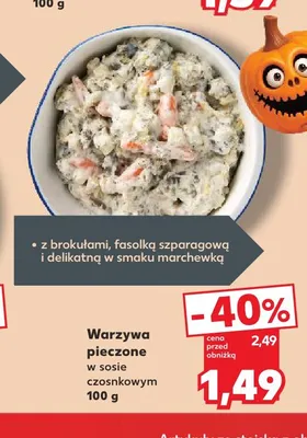 Warzywa pieczone w sosie czosnkowym promocja w Kaufland