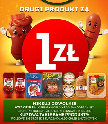 Ketchup łagodny Pudliszki promocja w Żabka