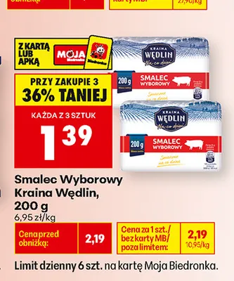 Smalec Wyborowy Kraina Wędlin promocja w Biedronka