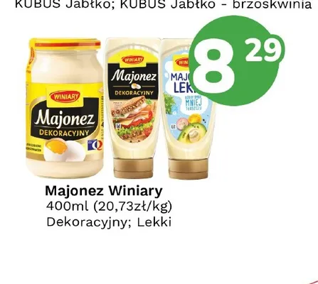 Majonez dekoracyjny Winiary promocja w Limonka