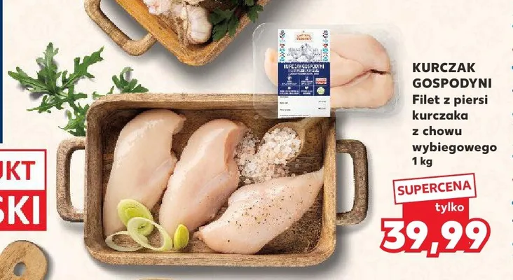 Filet z piersi kurczaka z chowu wybiegowego Kurczak Gospodyni promocja w Kaufland