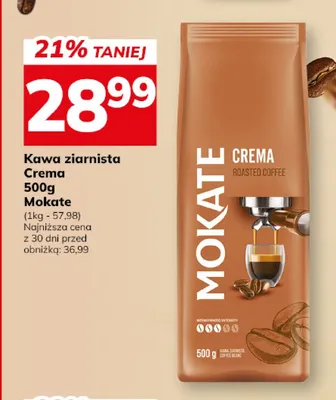 Kawa ziarnista Mokate Crema promocja w Hitpol