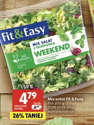 Mix sałat z groszponką Weekend promocja w Delikatesy Centrum