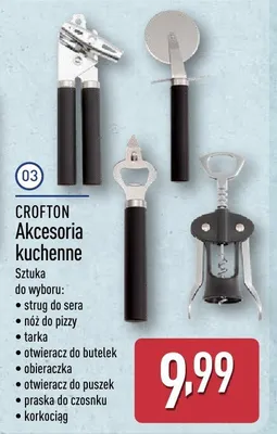 Akcesoria kuchenne CROFTON promocja w Aldi