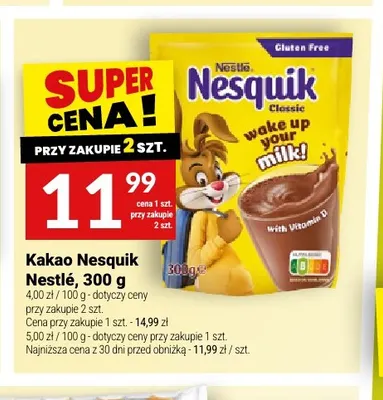Kakao Nesquik Nestlé promocja w Twój Market