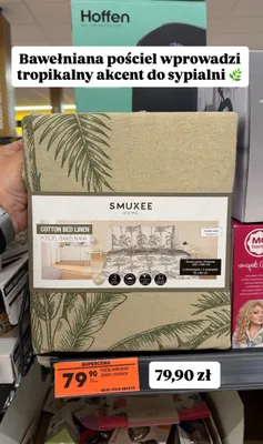 Pościel bawełniana 220 x 200 cm promocja w Biedronka