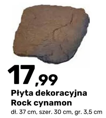 Płyta dekoracyjna Rock cynamon promocja w Bricomarche