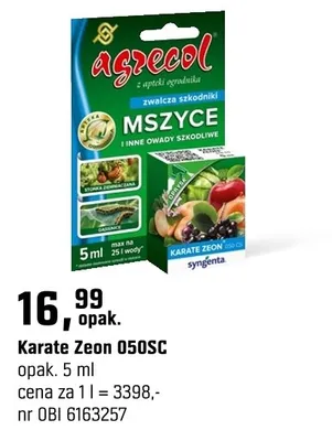 Karate Zeon 050SC promocja w OBI