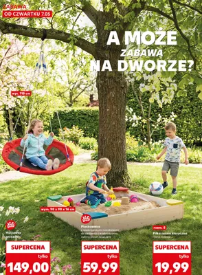 Huśtawka gniazdo Kid Land promocja w Kaufland