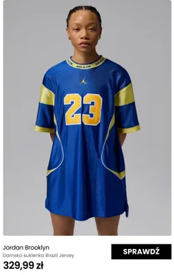 Damska sukienka Jordan Brooklyn Brazil Jersey promocja w Strefa Mundial