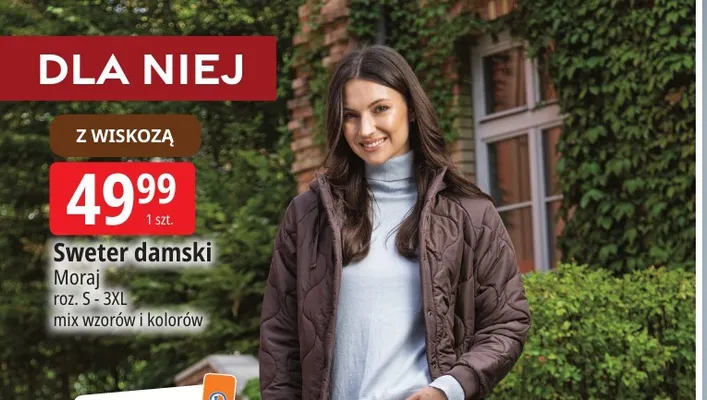 Sweter damski Moraj promocja w Leclerc