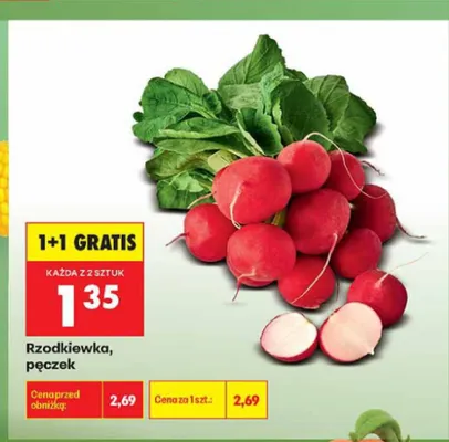 Rzodkiewka promocja w Biedronka
