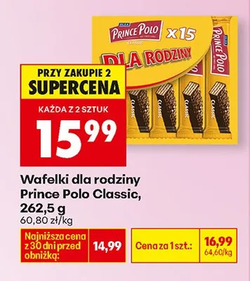 Wafelki dla rodziny Classic promocja w Biedronka