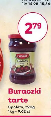 Buraczki tarte Społem promocja w Bliski