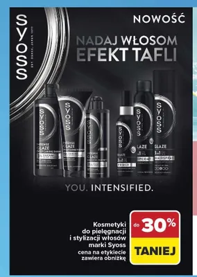 Kosmetyki do pielęgnacji i stylizacji włosów Syoss promocja w Carrefour