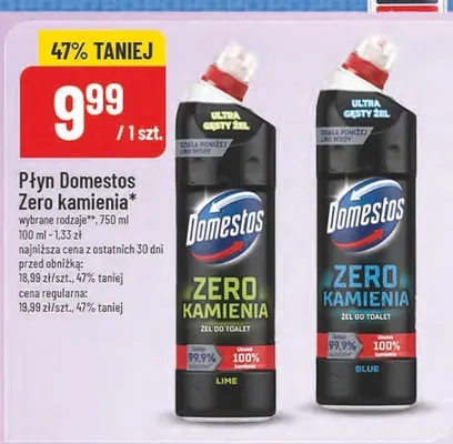 Płyn Domestos Zero kamienia Blue promocja w POLOmarket