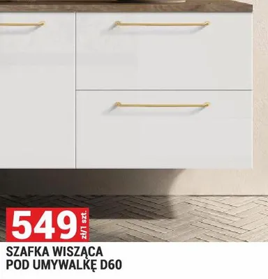 Szafka wisząca pod umywalkę D60 promocja w Merkury Market