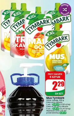 Mus Tymbark promocja w Dino