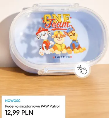 Pudełko śniadaniowe PAW Patrol promocja w Sinsay