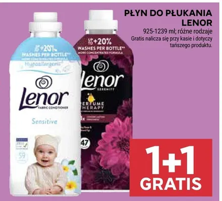 Płyn do płukania Lenor promocja w Stokrotka