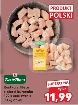 Kostka z fileta z piersi kurczaka promocja w Kaufland