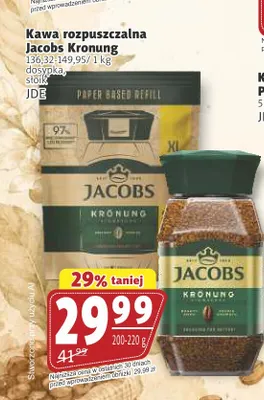 Kawa rozpuszczalna Jacobs Krönung słoik promocja w Prim Market