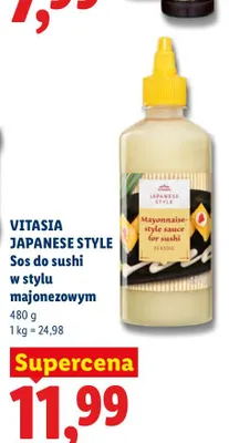 Sos do sushi w stylu majonezowym Vitasia Japanese Style Classic promocja w Lidl