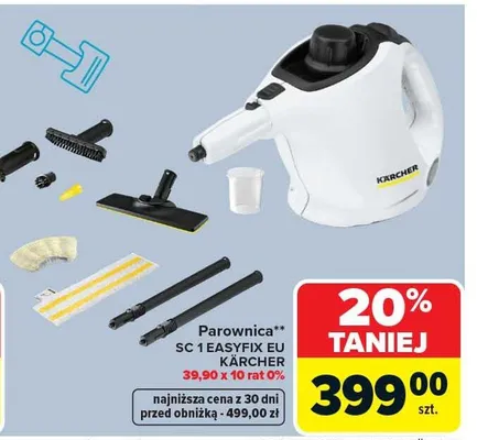 Parownica SC 1 Easyfix EU Kärcher promocja w Carrefour
