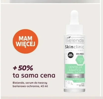 Serum do twarzy barierowo-ochronne Bielenda promocja w Rossmann