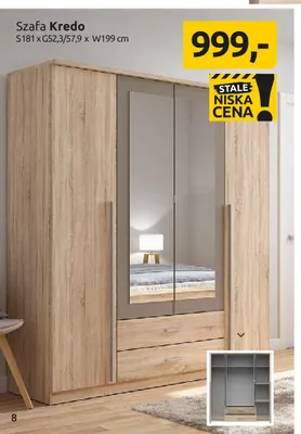 Szafa Kredo promocja w Black Red White