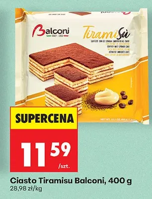 Ciasto Tiramisu promocja w Biedronka