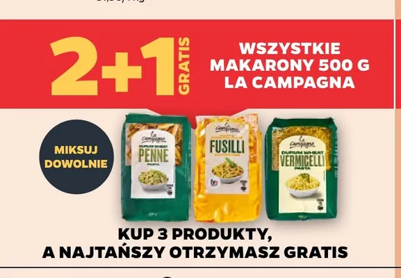 Makarony 500 g La Campagna promocja w Netto