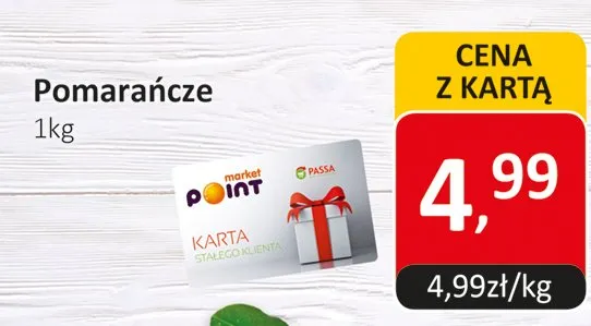Pomarańcze promocja w Market Point