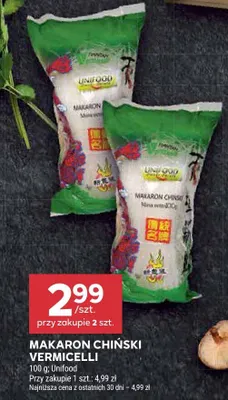 Makaron chiński Vermicelli promocja w Stokrotka