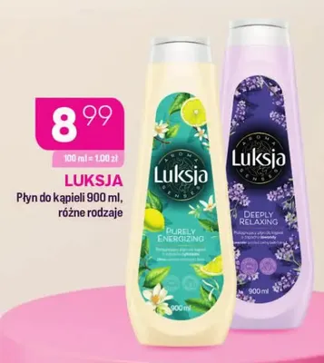 Płyn do kąpieli Deeply Relaxing Luksja promocja w Drogerie Koliber