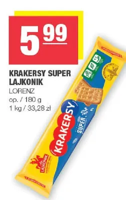 Krakersy super lajkonik promocja w SPAR