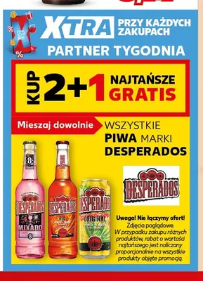 Piwa marki Desperados promocja w Kaufland