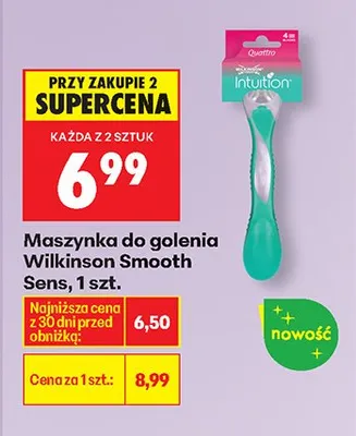 Maszynka do golenia Smooth Sens promocja w Biedronka